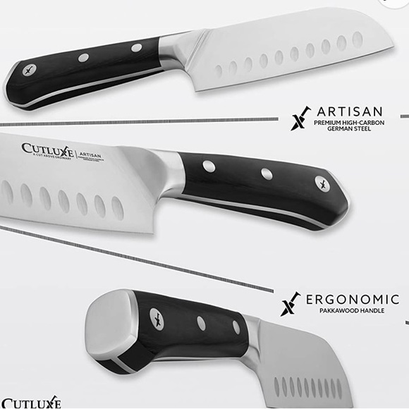 NIB CUTLUXE 5” Santoku knife. - Picture 7 of 16